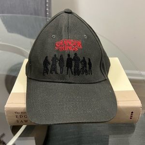 Stranger Things Baseball Strapback Hat Olive Green Cap, Netflix, Funko